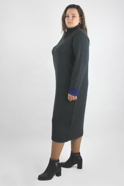 Платье расширенное книзу из трикотажной шерсти демисезон Полесье С4556-20 0С2114-Д43 164 дипломат - фото 3