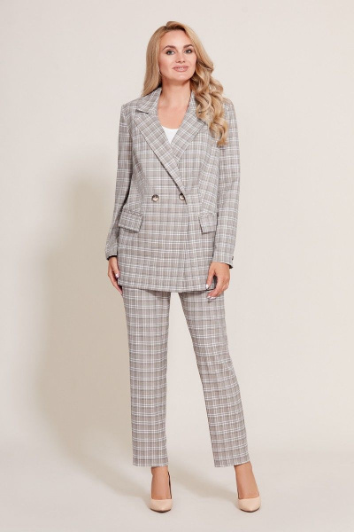 Брюки, жакет Mubliz 573 бежевый - фото 1