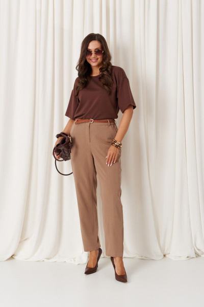 Брюки Панда 121760 капучино - фото 6