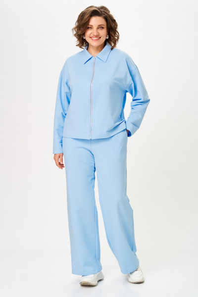 Брюки, джемпер STEFANY 2099 голубой - фото 1