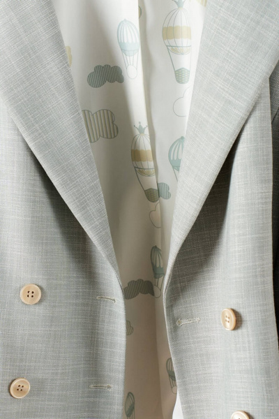 Жакет Nelva 1915 серо-зеленый - фото 8