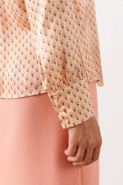 Блуза Nelva 22979 цветочный принт - фото 6