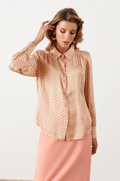 Блуза Nelva 22979 цветочный принт - фото 1