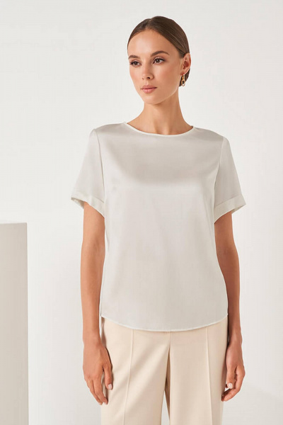 Блуза Nelva 23061 ванильный - фото 1