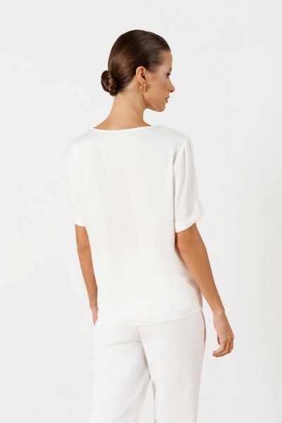 Блуза Nelva 23236 молочный - фото 3