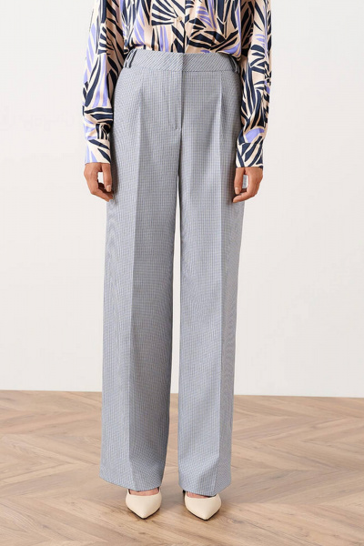 Брюки Nelva 31053 сине-голубая полоска - фото 3