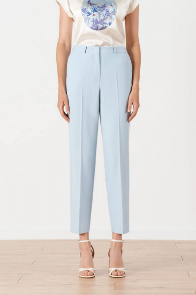 Брюки Nelva 31123 голубая полоска - фото 2