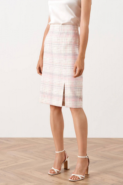 Юбка Nelva 4842 молочно-розовый - фото 2