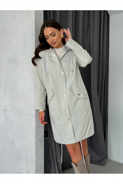 Куртка Rumoda 2255 светло-серый - фото 9