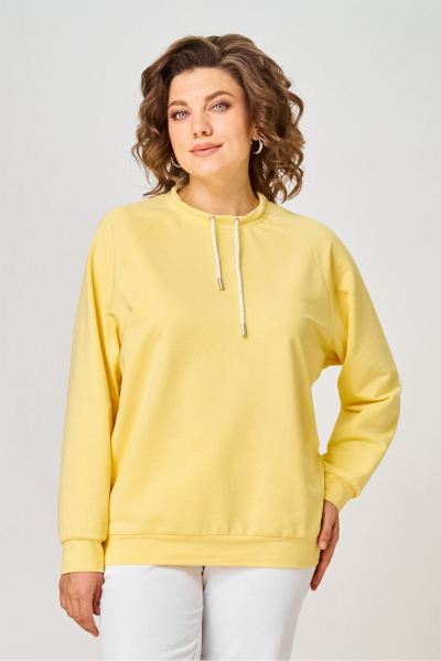 Джемпер Rumoda 2270 желтый - фото 4