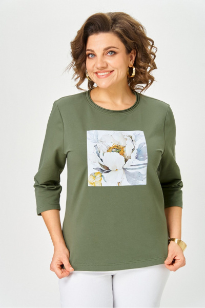 Джемпер Rumoda 2282 зеленый_дл.р. - фото 1