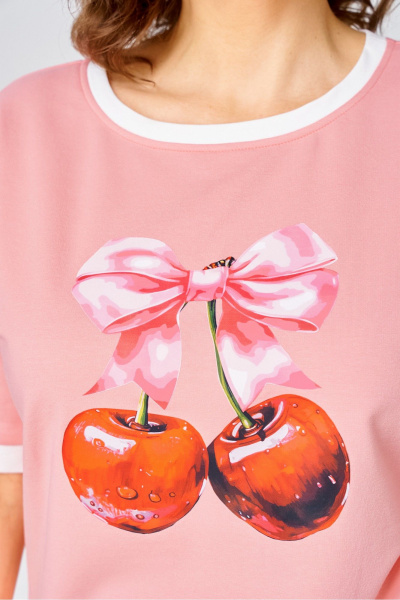 Джемпер Rumoda 2285 розовый - фото 8