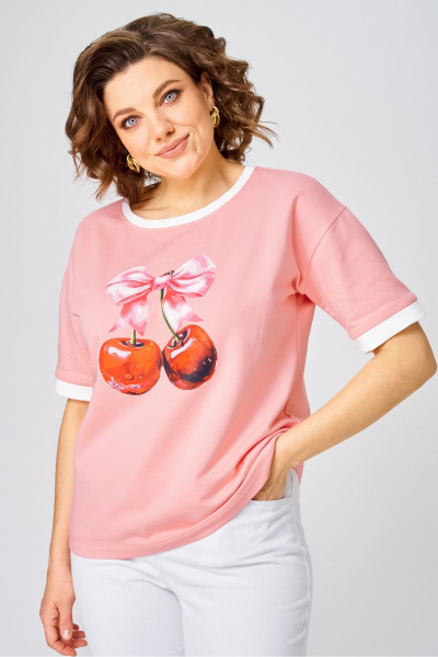 Джемпер Rumoda 2285 розовый - фото 7