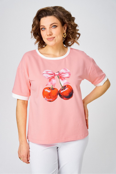 Джемпер Rumoda 2285 розовый - фото 6