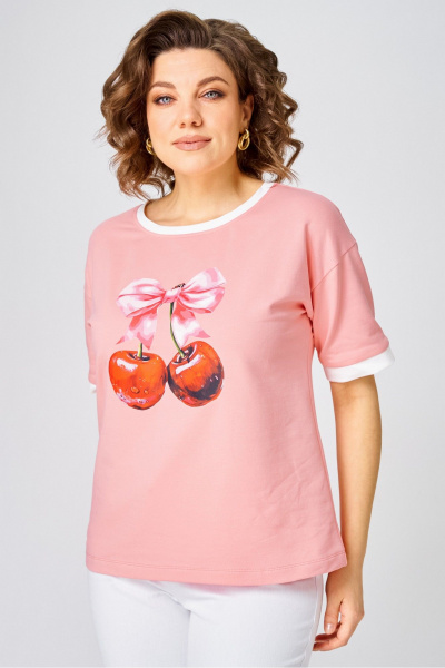 Джемпер Rumoda 2285 розовый - фото 5