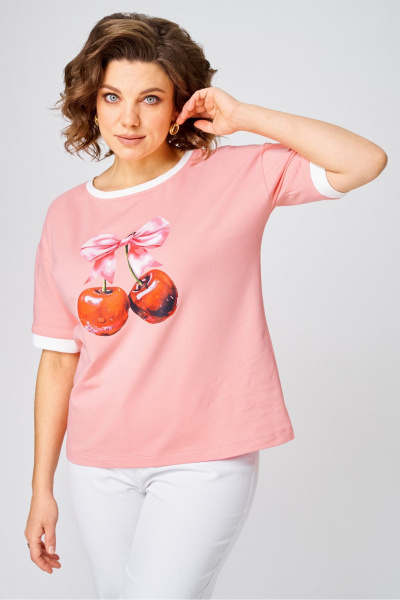 Джемпер Rumoda 2285 розовый - фото 4