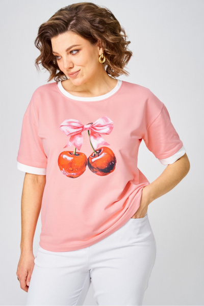 Джемпер Rumoda 2285 розовый - фото 3