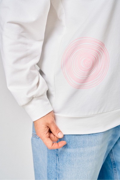 Джемпер Rumoda 2286 молочный - фото 9