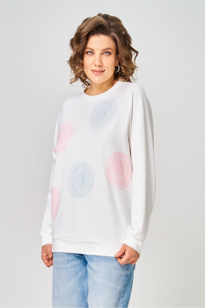 Джемпер Rumoda 2286 молочный - фото 4