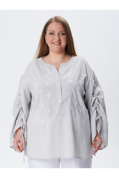 Блуза Condra 16285 серый - фото 2