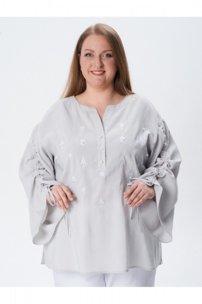 Блуза Condra 16285 серый - фото 1