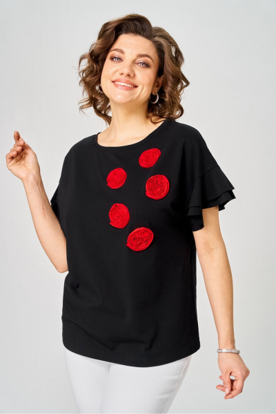 Джемпер Rumoda 2287 черный - фото 8