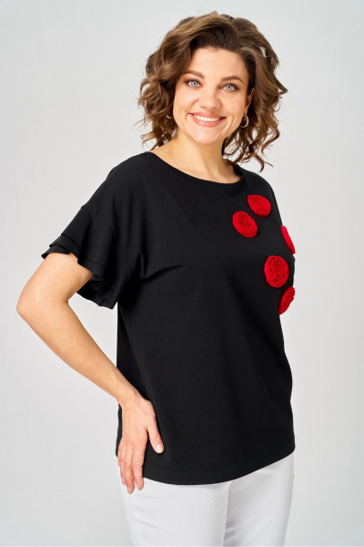 Джемпер Rumoda 2287 черный - фото 7