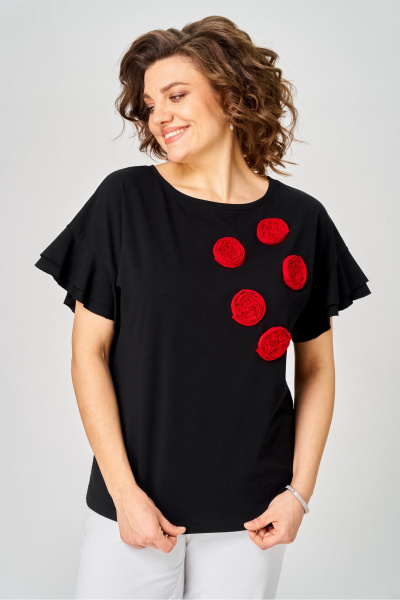 Джемпер Rumoda 2287 черный - фото 2