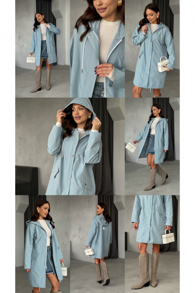 Куртка PRATA wear S032 синий - фото 14