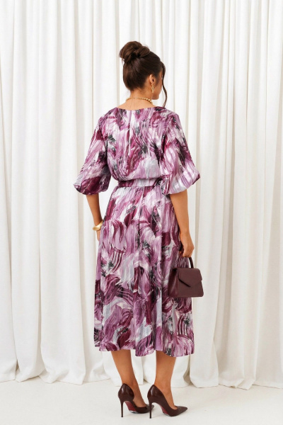 Платье Beautiful&Free 6410 бордовый - фото 6