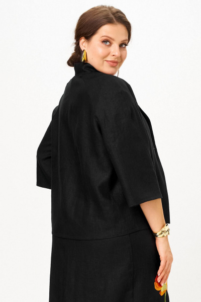 Жакет SOVA 11328 черный - фото 6