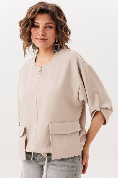 Жакет Anelli 1788 ванильное_сияние - фото 3