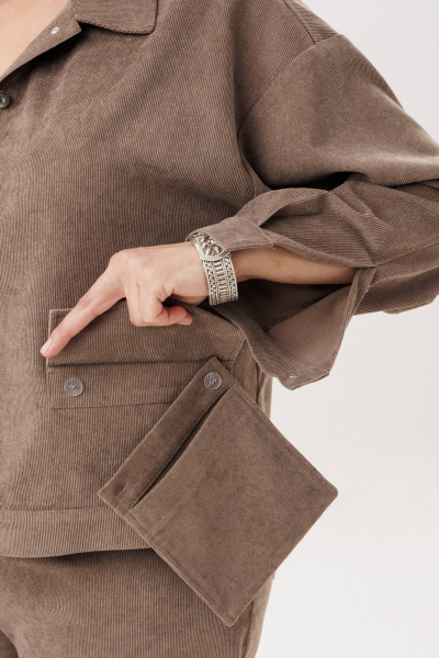 Жакет Anelli 1528.1 кедровый_орех - фото 6