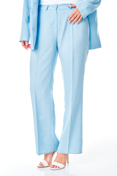 Брюки, жакет T&N 7737 голубой_небесный - фото 7