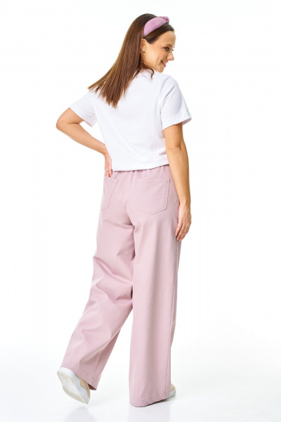 Брюки, футболка T&N 7739 пыльная_роза - фото 5