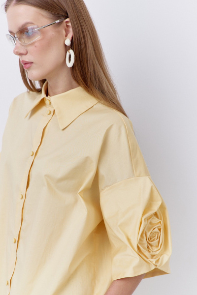 Рубашка FLAIM 2085 желтый - фото 5