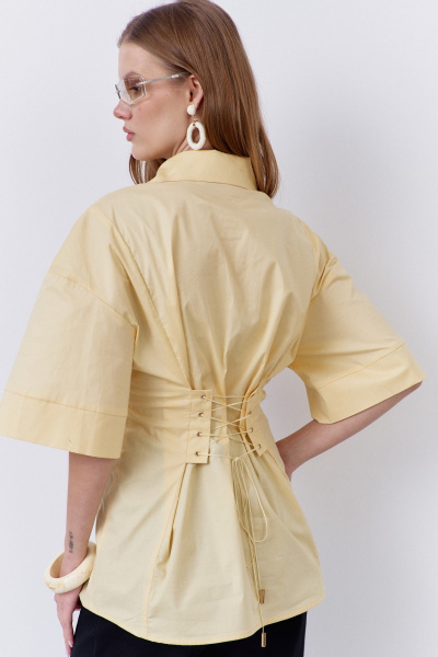 Блуза FLAIM 2088 желтый - фото 4