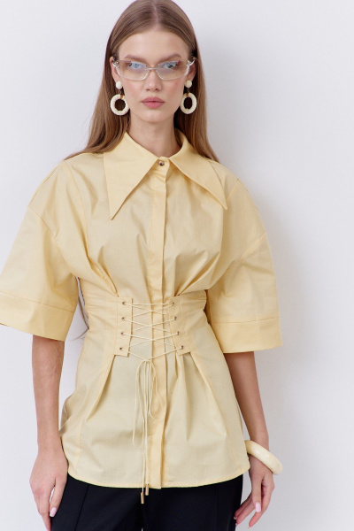 Блуза FLAIM 2088 желтый - фото 1