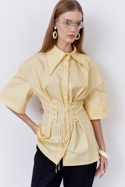 Блуза FLAIM 2088 желтый - фото 2