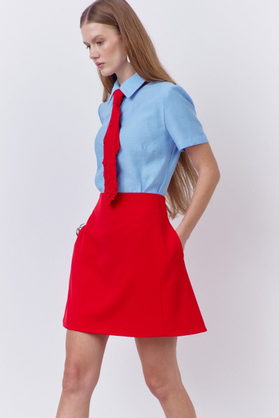 Юбка FLAIM 2092 красный - фото 4