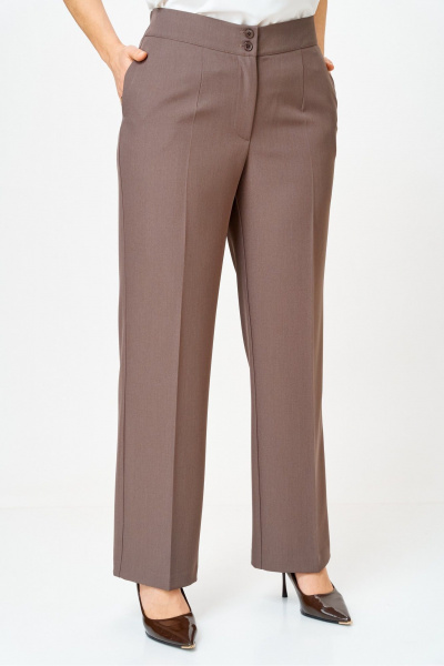 Брюки, жакет, украшение DaLi 7079.2 беж - фото 7