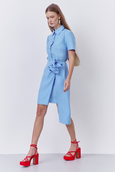 Юбка FLAIM 2096 голубой - фото 2