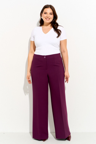 Брюки, жакет IVA 1850 винный - фото 7