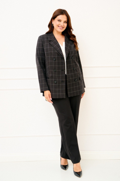 Брюки, жакет IVA 1829 черный - фото 9