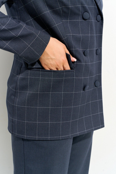 Брюки, жакет IVA 1829 серый - фото 5