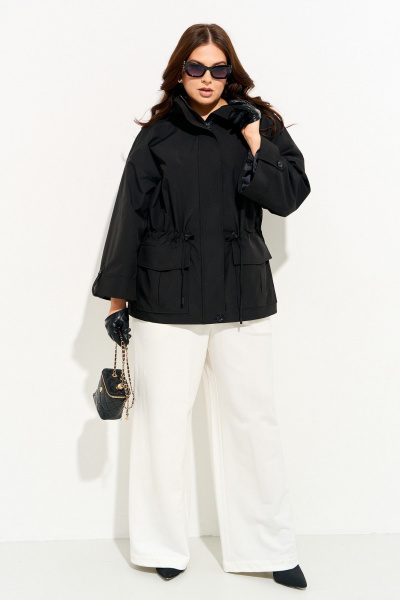 Куртка IVA 1713 черный - фото 7