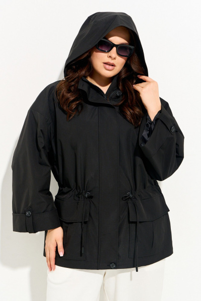 Куртка IVA 1713 черный - фото 2