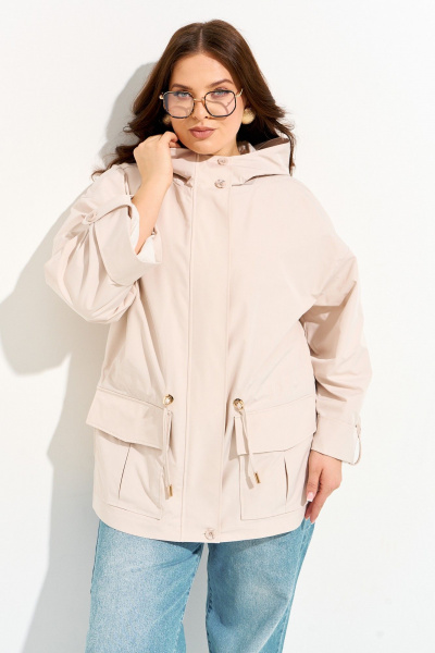 Куртка IVA 1713 бежевый - фото 12