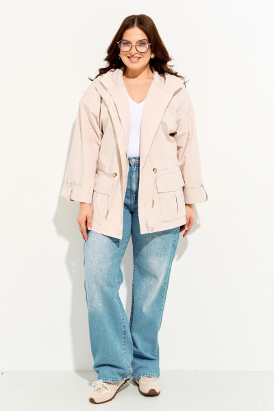 Куртка IVA 1713 бежевый - фото 6