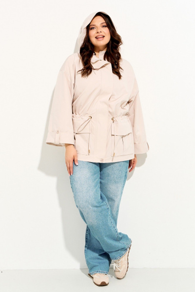 Куртка IVA 1713 бежевый - фото 5